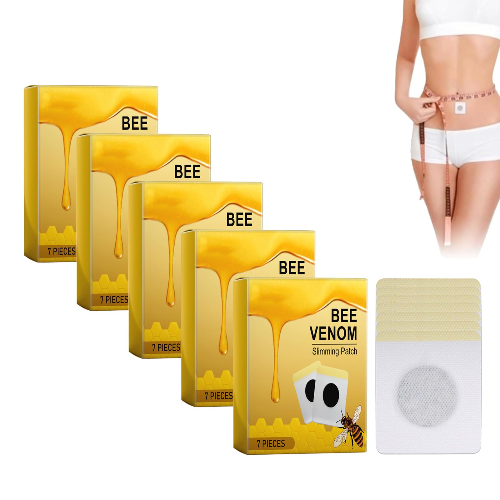 Cvreoz Slimming Patches, Cvreoz Lymphatic Drainage & Slimming Patches (5Packs)
