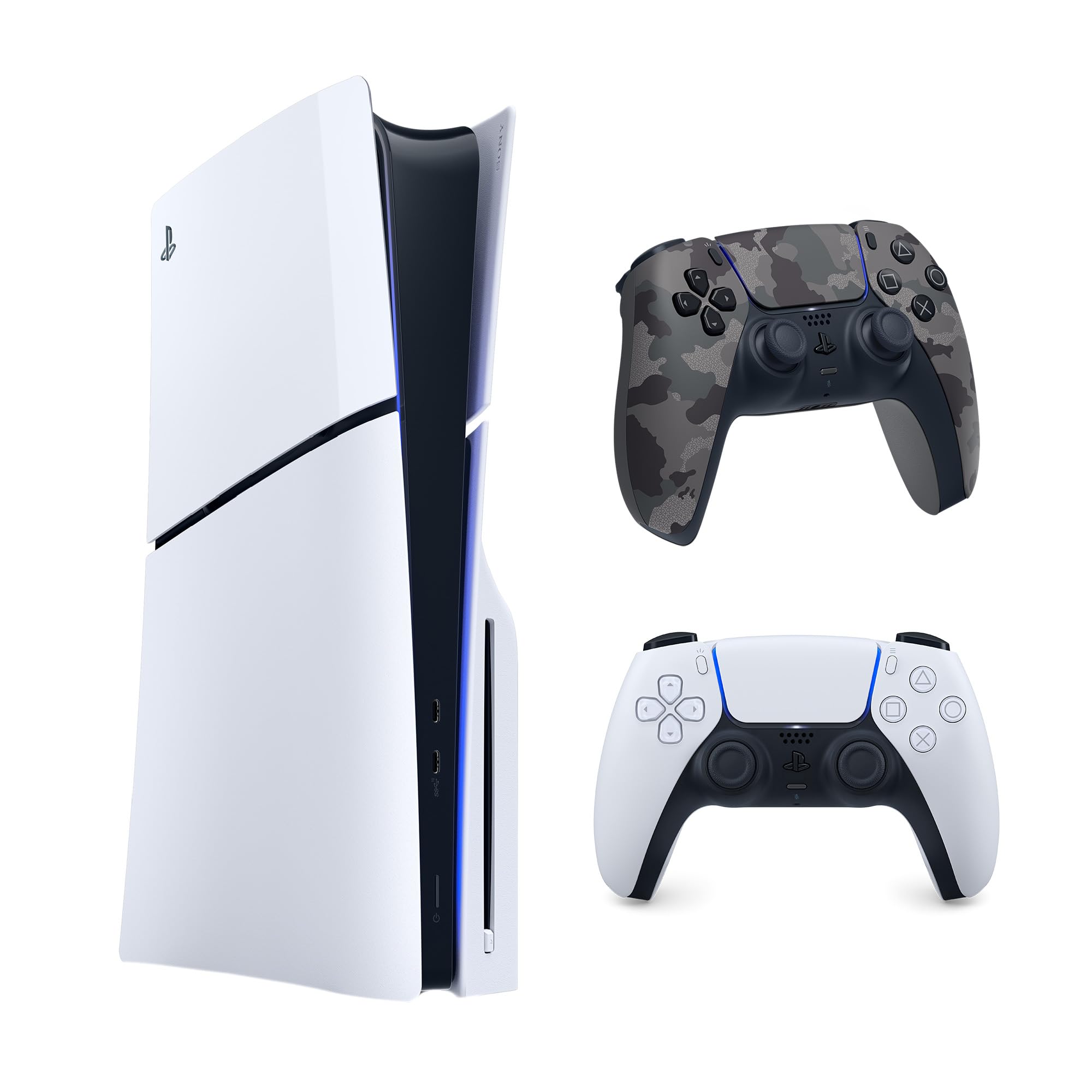 Sony PLAYSTATION 5 SLIM + PS5 DUALSENSE GREY CAMO : Amazon.co.za