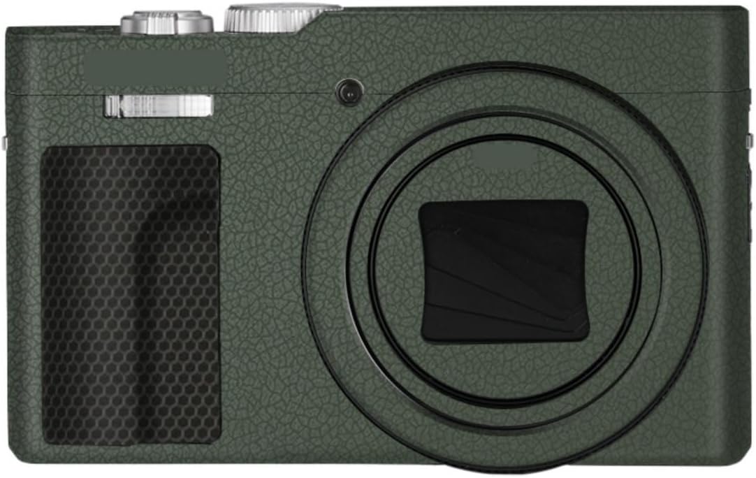 ZS99 Anti-Scratch Camera Cover Skin Sticker for Panasonic Lumix ZS99 Camera Protector Film Skin Decals(Leather Green)