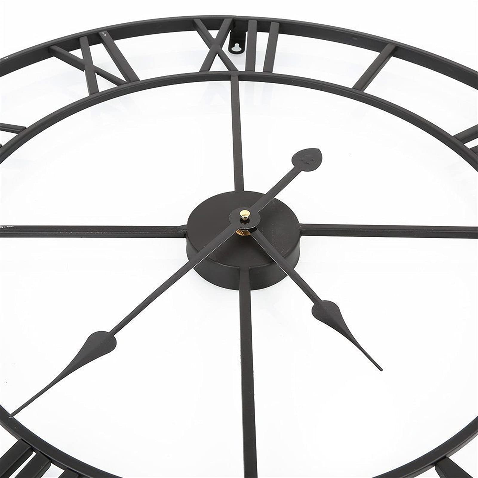 Horloge murale rétro, chiffres romains, grand rond nordique Horloge murale rétro, chiffres romains, grand rond nordique