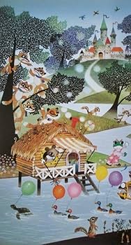 藤城清治さんのケロヨンの版画です^_^ 藤城清治さんのケロヨンの版画です^_^ - メルカリ