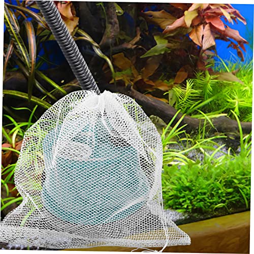 2 bolsas grandes para bomba de acuario con cordón miniatura 3
