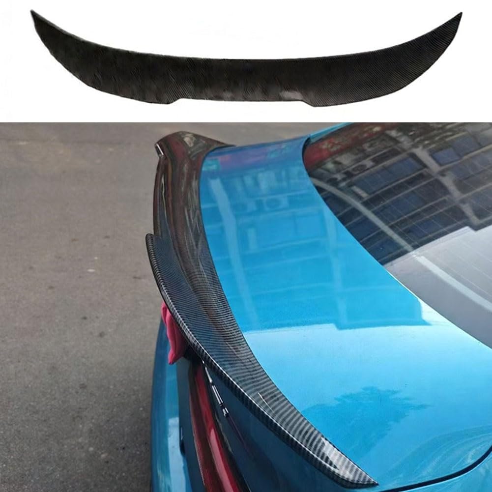 Kompatibel für BMW 2 Series 225i F44 PSM 2020–2024, Auto-Heckspoiler, Festem Windabweiser, Hinteren Kofferraum-Dach-Sport-Splitter,Black