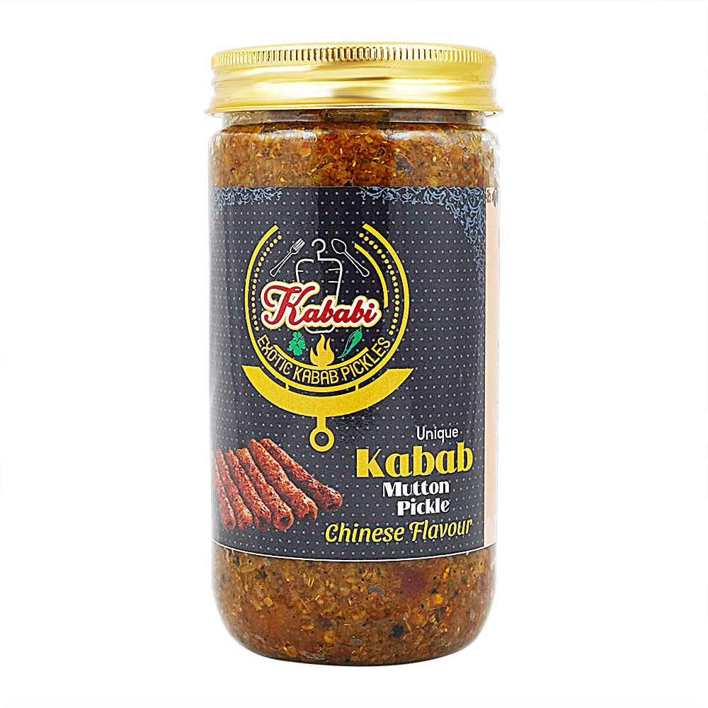 Kababi's Mutton Chinese Flavour Seekh Kabab Pickle (400 GM) Unique Kabab Pickle(Non Veg Pickle)- Mutton Pickle-picture-37