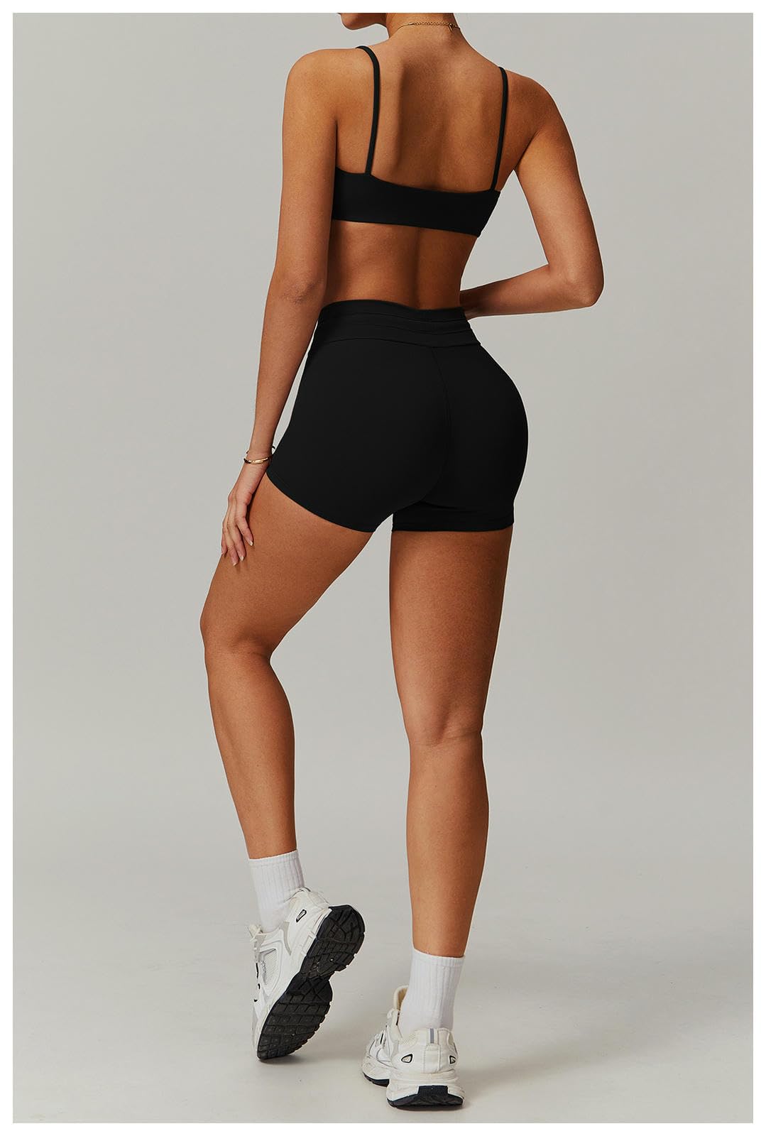 Biustonosz do jogi Boot Boot Scrunt Cele Non Frant Seam Legginsy High Workout Gym Running Biker