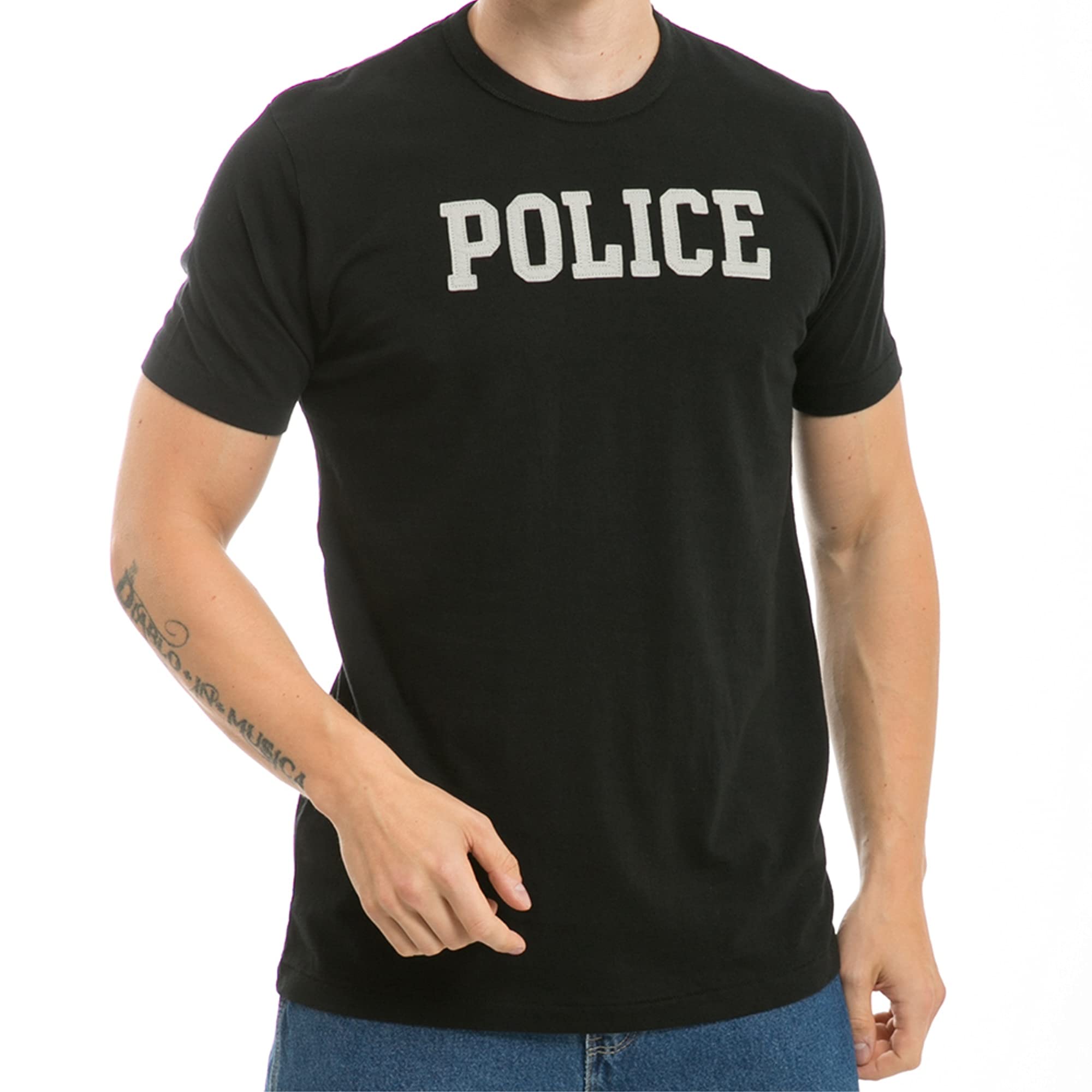 RAPID DOMINANCERapiddominance Police Basic Felt Aplique Tee