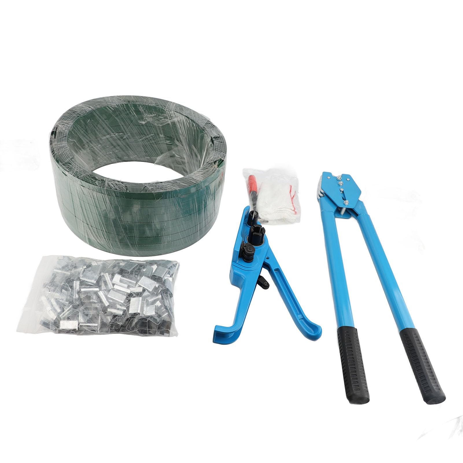 Kit di reggiatura per Pallet con tenditore e sigillante 200 per reggette in Pet e PP da 1/2 a 3/4 di Pollice