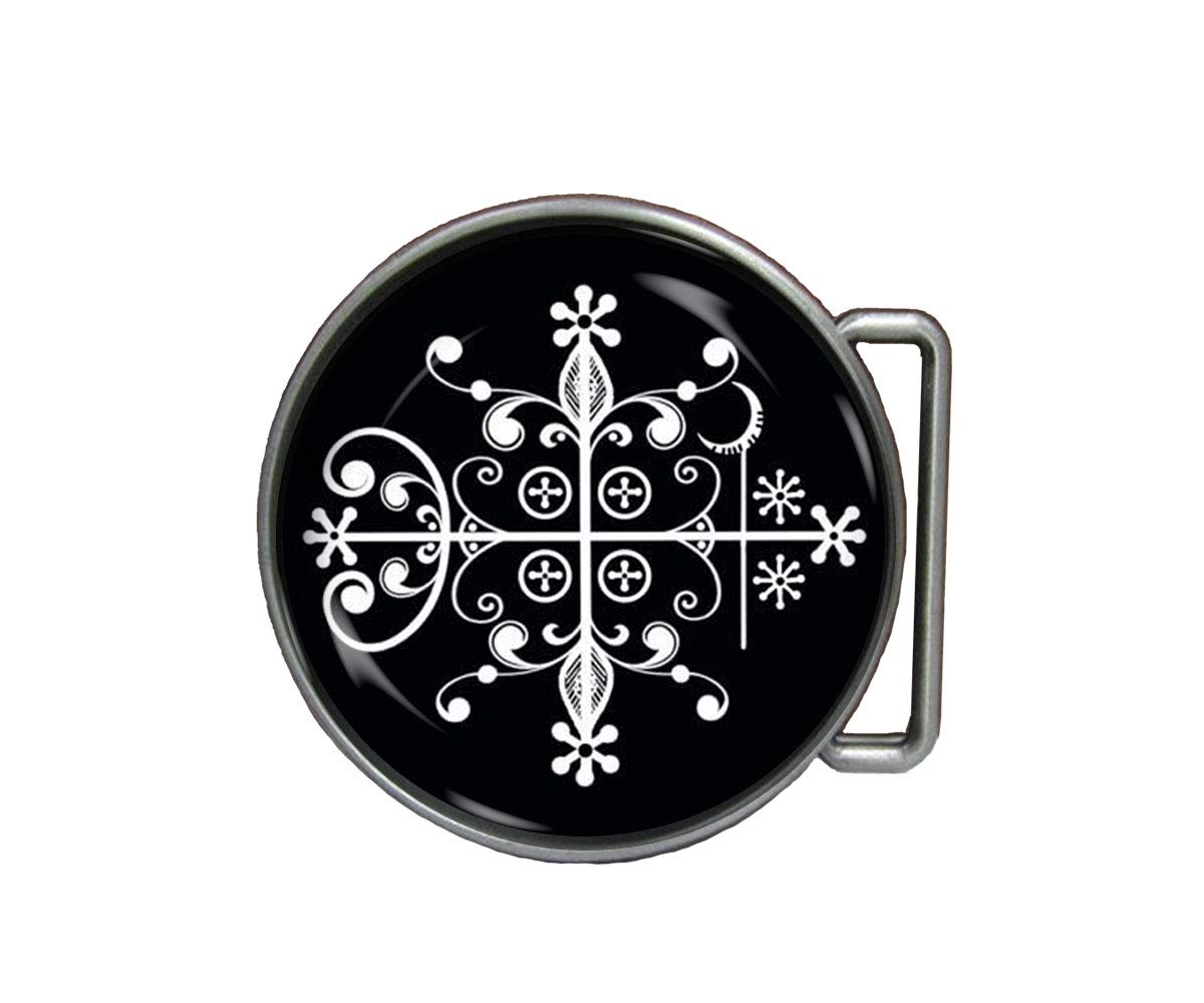 Papa Legba Belt Buckle Gift Voodoo LOA
