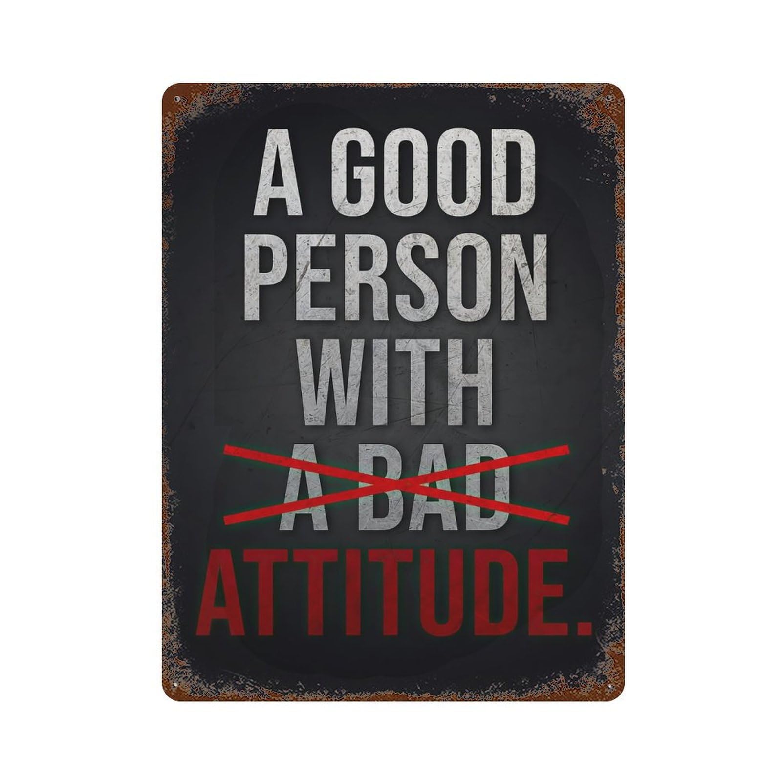 xiaoxiaoshen Attitude Motivational (1) Wall Decor Art Metal Tin Poster Modern Home Decor Art Home Bar Shop Decorations Vintage Sign 40x30cm