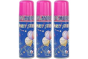 Party Streamer Spray in a Can , 3-Pack ( Pink )