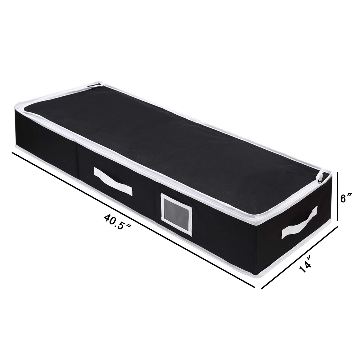 Contenitori di stoccaggio per carta da pacchi Ohuhu, organizer per carta da regalo, tessuto Oxford 600D antistrappo e impermeabile, 103 cm/40,5'' adatto a 18-24 rotoli (Nero)