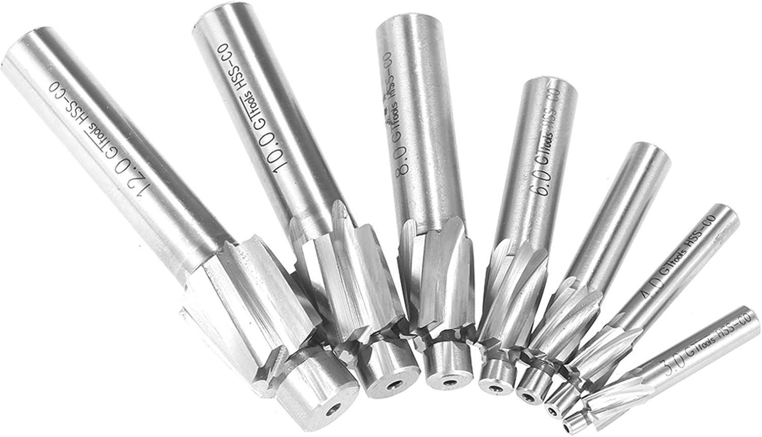 Aibesy 7pcs/set Counterbore Set M3M12 Highspeed Steel 4