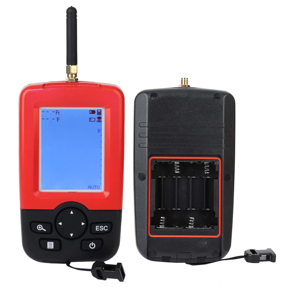 Detector de peces inalámbrico portátil, sensor sonar, señuelo de pesca, ecosonda