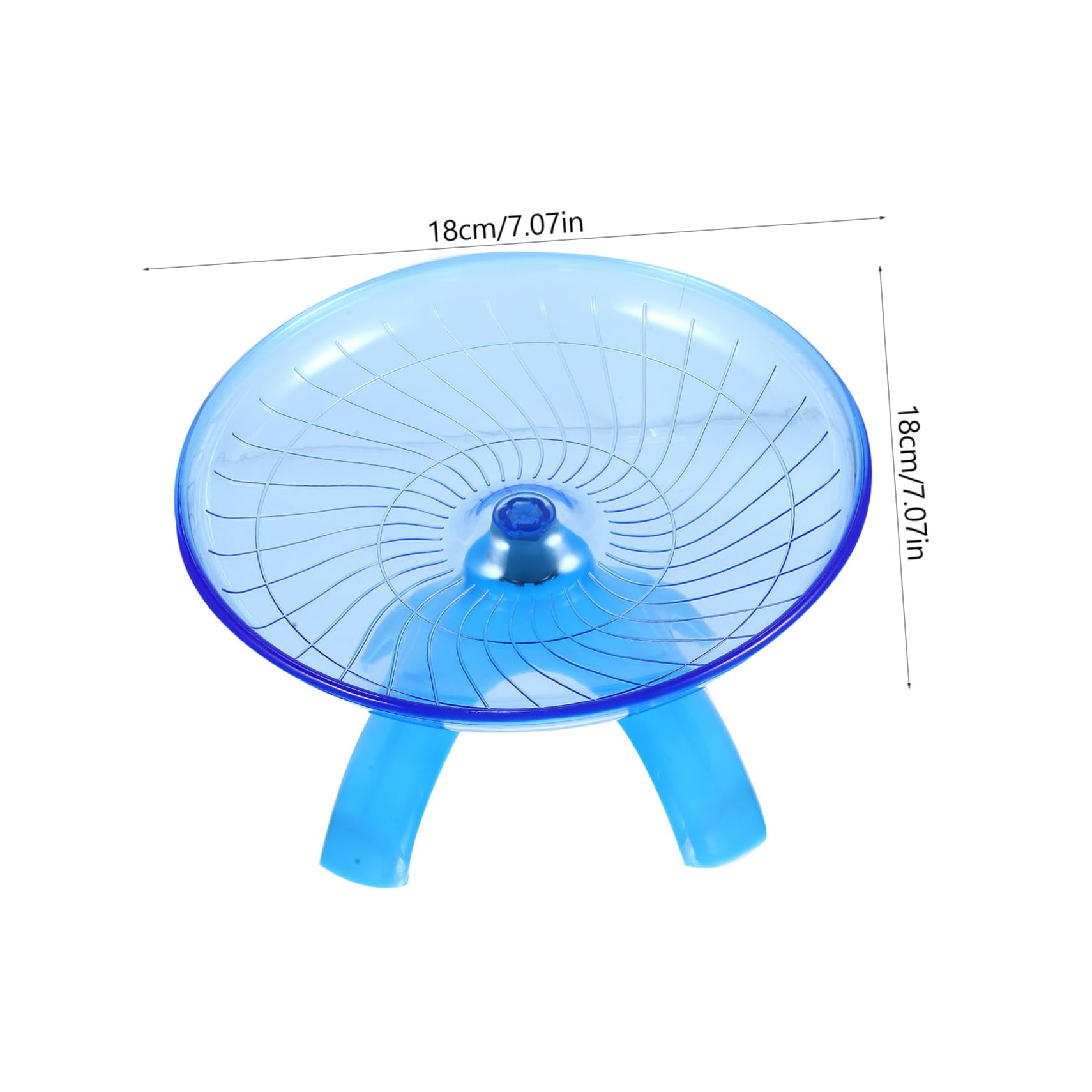 Mikikit Pet Toy for Hamster Large Running Wheel Silent Exercise Toy for Hamster Random