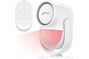 CPVAN Motion Alarm with Siren: 125dB Loud Home Security