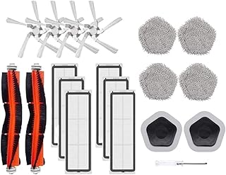 Sweeping Robot Accessories Multifunctional Set. Compatible for Dreame Bot W10&W10 Pro Robot Vacuum Cleaner, Accessories Main Side Brush Filter Mop Cloth and Mop Holder