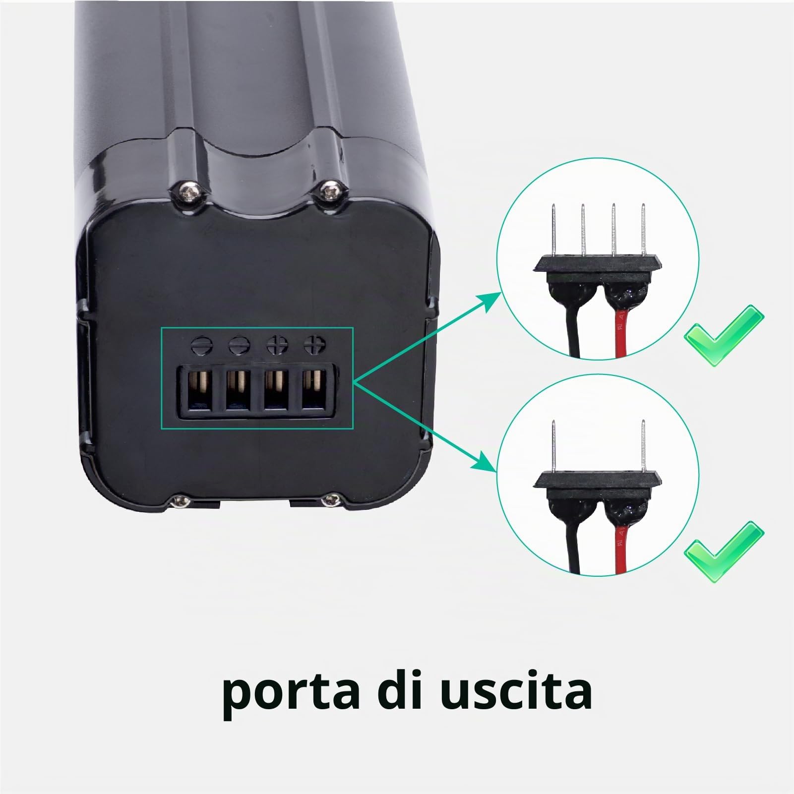 Batteria per bicicletta elettrica 36 V 12 Ah Phylion Zhenlong Trio MiFa Rex per Samsung ecc. Con caricatore