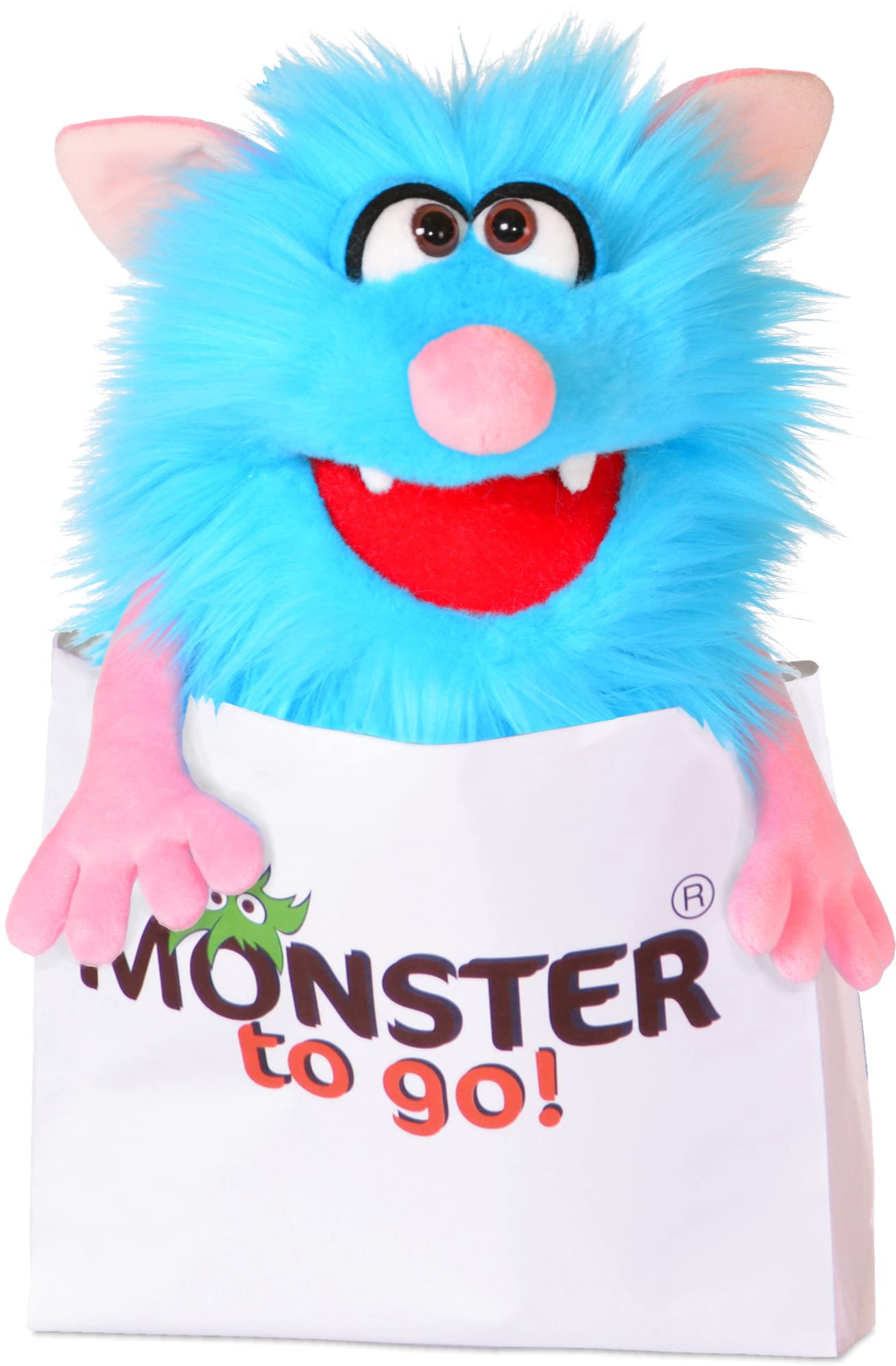 W818 Monsters To Go - Muffi Hapsweg zwart van het merk Living puppets bij De Speelvogel