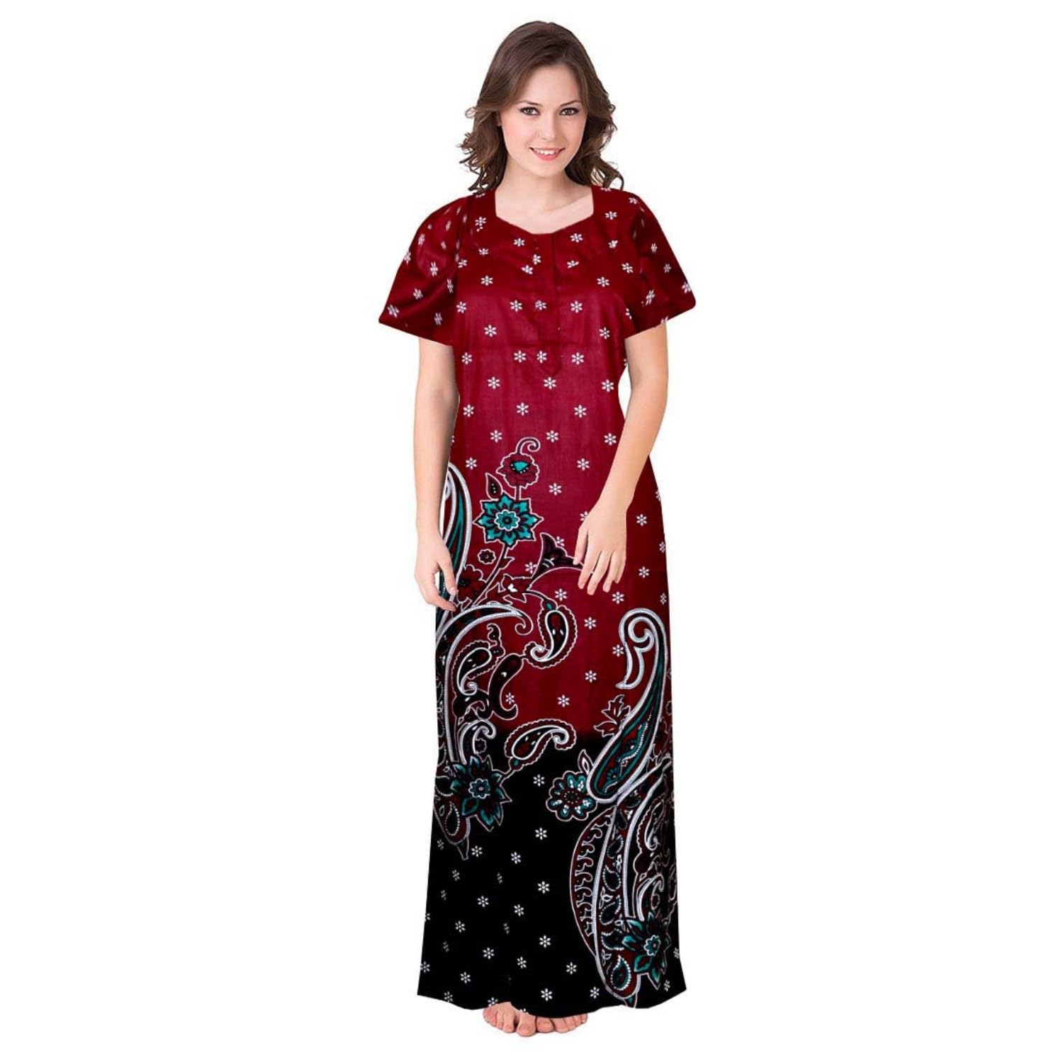 Soft & Comfortable Nighties – Perfect for a Relaxing Night's Sleep Gown Nightdresses-picture-21