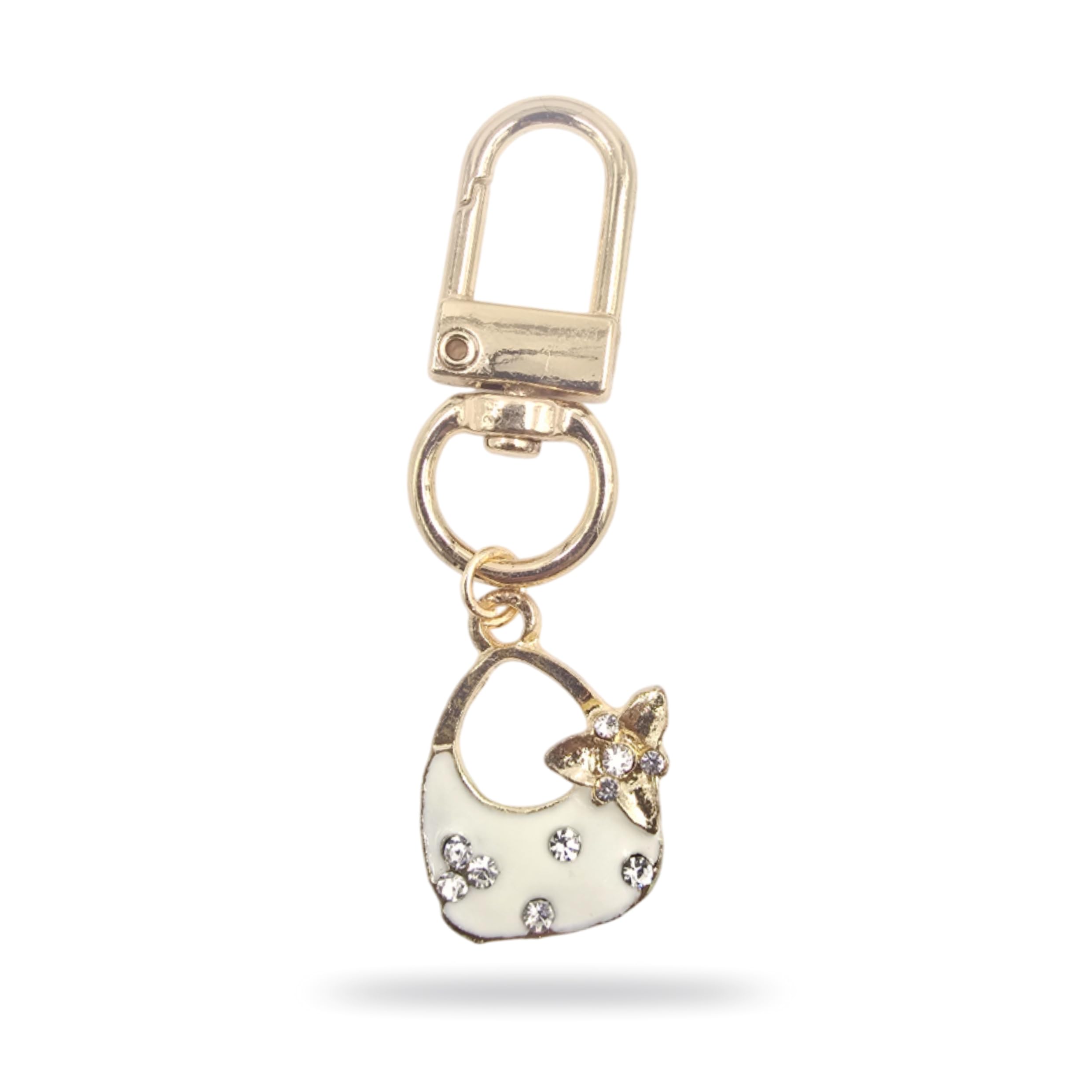 ARCOIRIS Funky Easter Egg | Orange Fox | Blue Egg with Danglar | White & Gold Purse Keychain | Cute Bag Accessory & Key Ring | Stylish Bag Charm | Ideal for Gifting-image-21