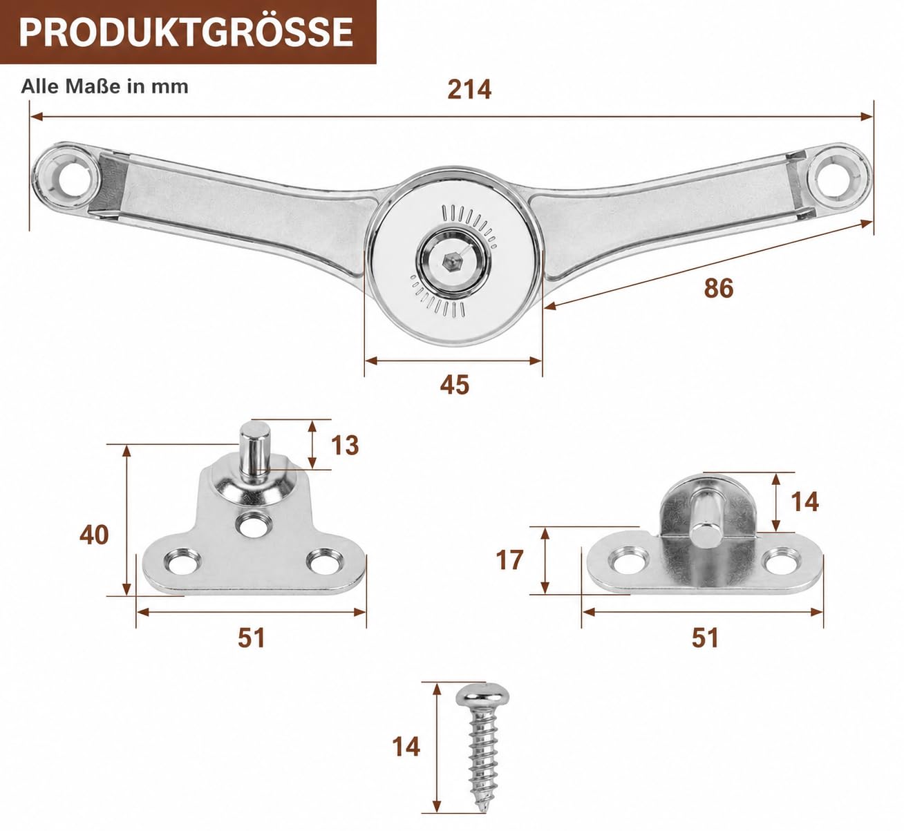 Adjustable Lid Hinges - Smooth Cabinet Operation -3