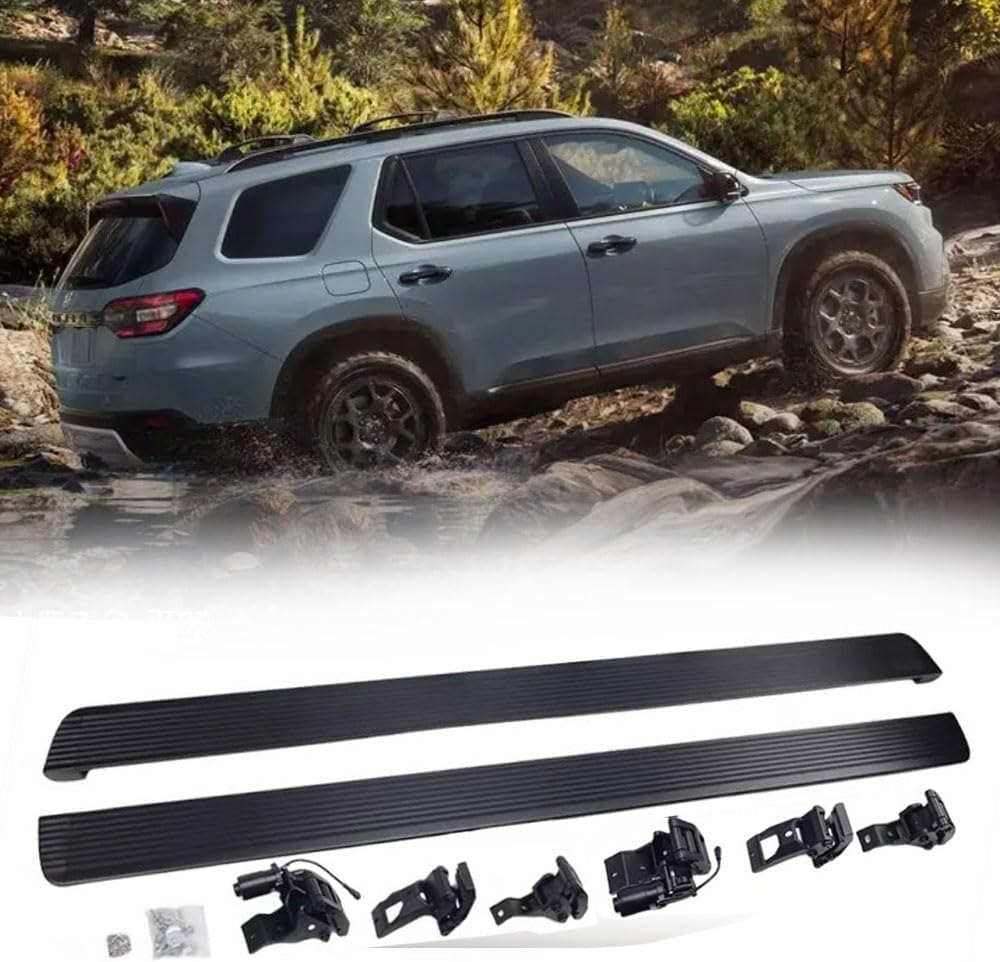 2Pcs Electric Powerstep Running Boards Deployable Side Steps Nerf Bars Fit for Honda Pilot 2023