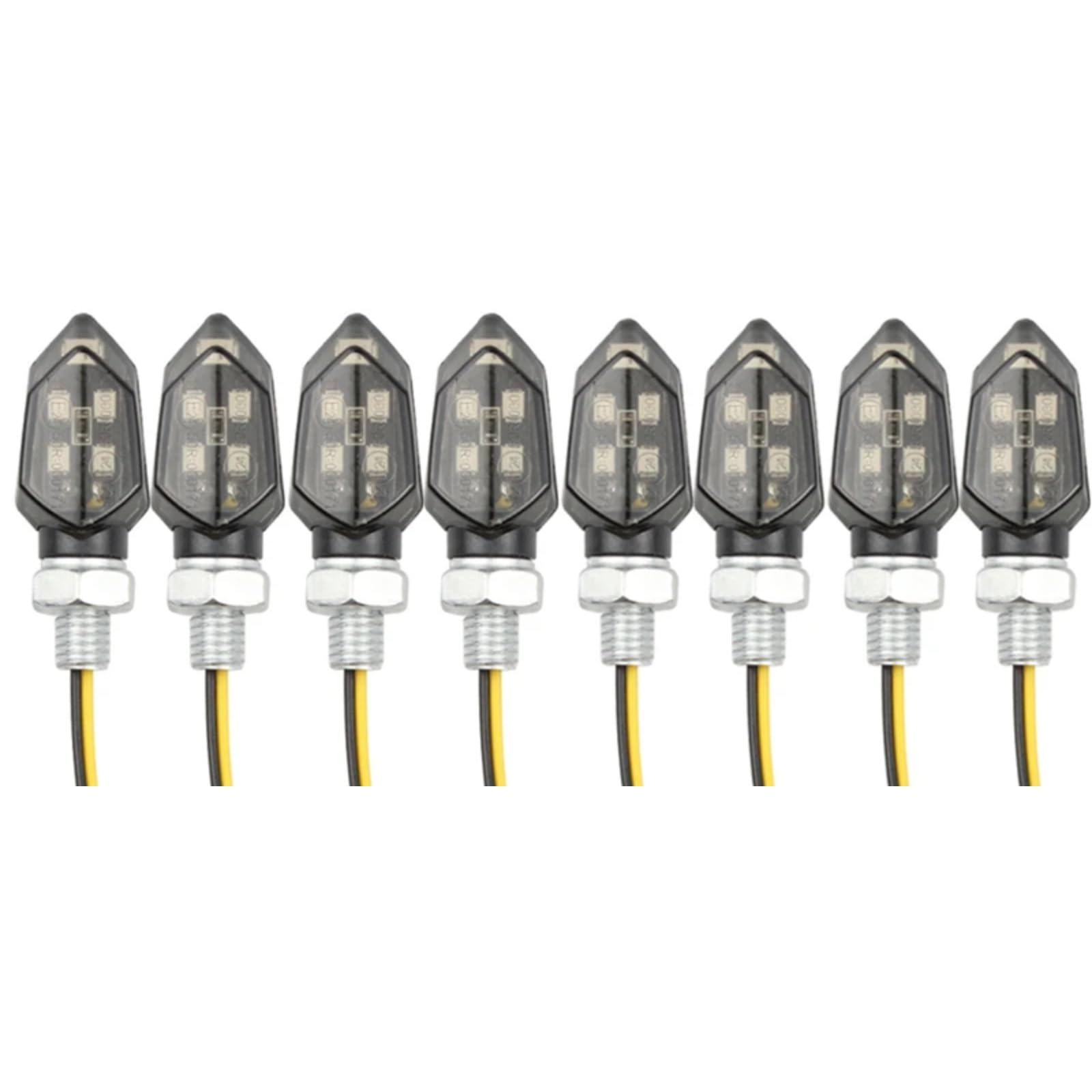 Per Hornet 600 Per CB600F CB599 Per CB600 CBF600 Per CBR500R CB1000F Per Integra 750 8mm 12v Moto Lampeggiante Indicatori Di Direzione Luci(8pcs)
