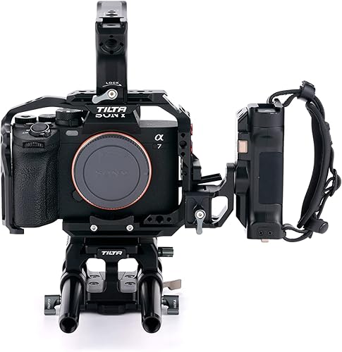 Miniatura 2 de Tilta Jaula de cámara paracompatible con Sony a7 IV Pro Kit  Jaula completa para cámara, mango superior compacto, mango de alimentación lateral con