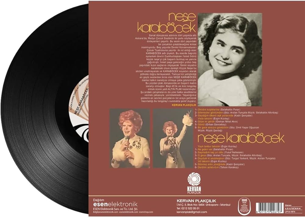 Kervan Plak Lp-Nese Karabocek- Ümidini Kirpiklerine - Lp : Amazon