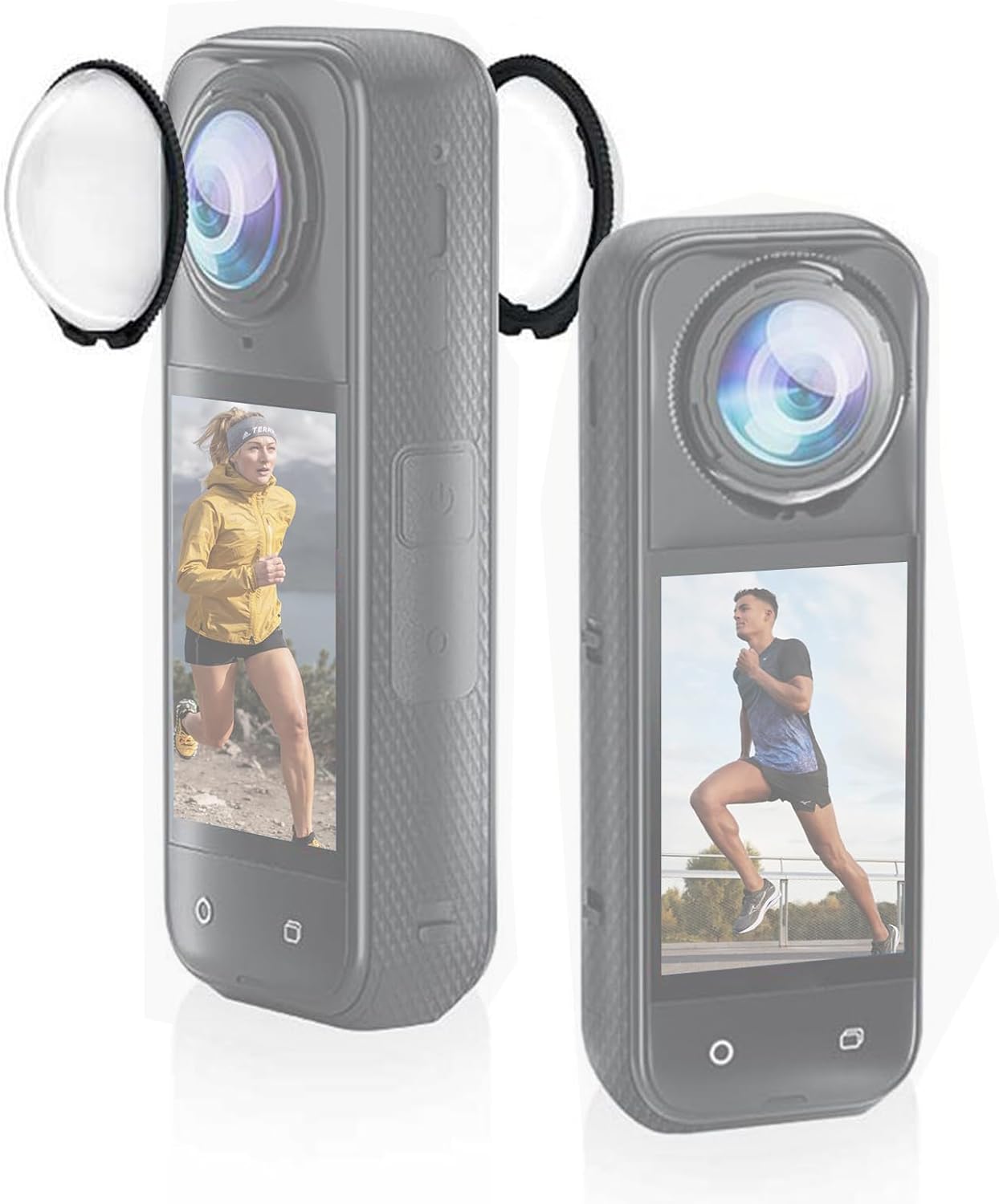 Lens Guard for Insta360 X5, Rotating Lens Protector 9H Tempered Glass Anti-Fog AR Coating Scratch-Resistant Protective Lens Cover for Insta360 X5 Action Camera Accessories