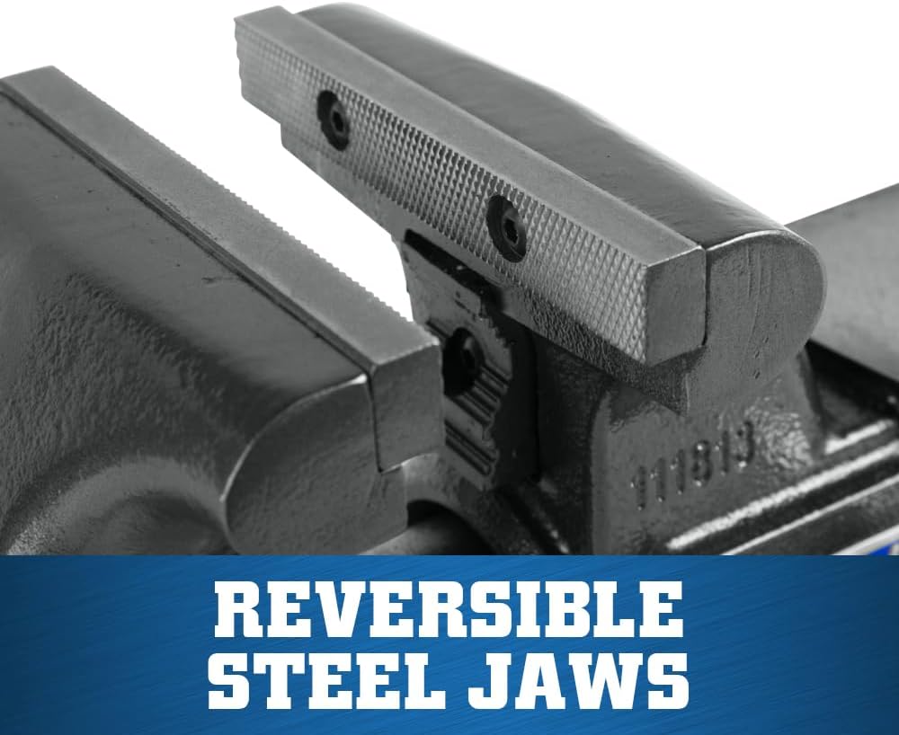 Wilton Tradesman XC Bench Vise, 5-1/2" Jaw Width, 5" Max Jaw Opening, 3-3/4" Throat (Model 1755XC)