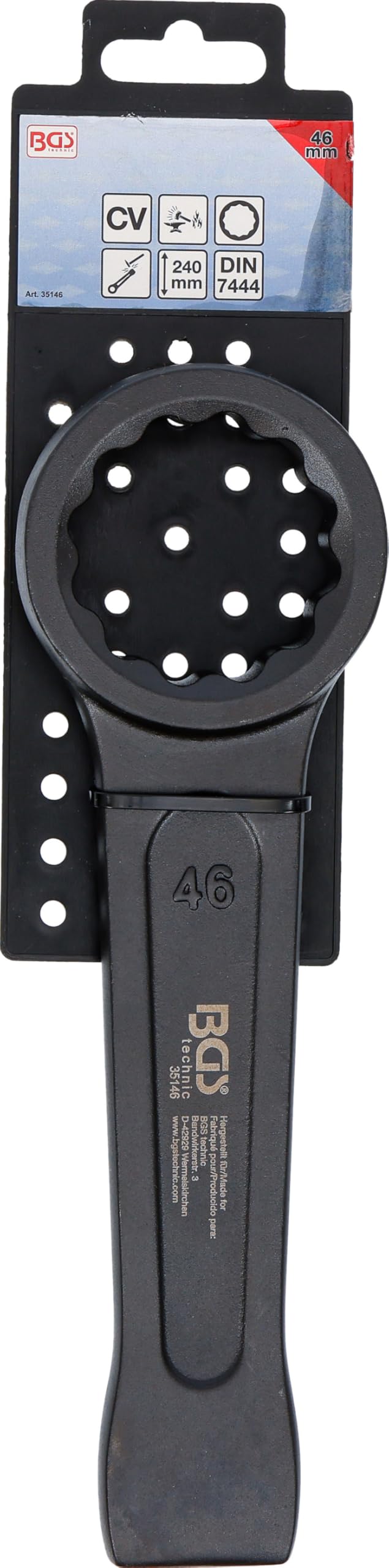 BGS 35146 | Clé annulaire de percussion | 46 mm