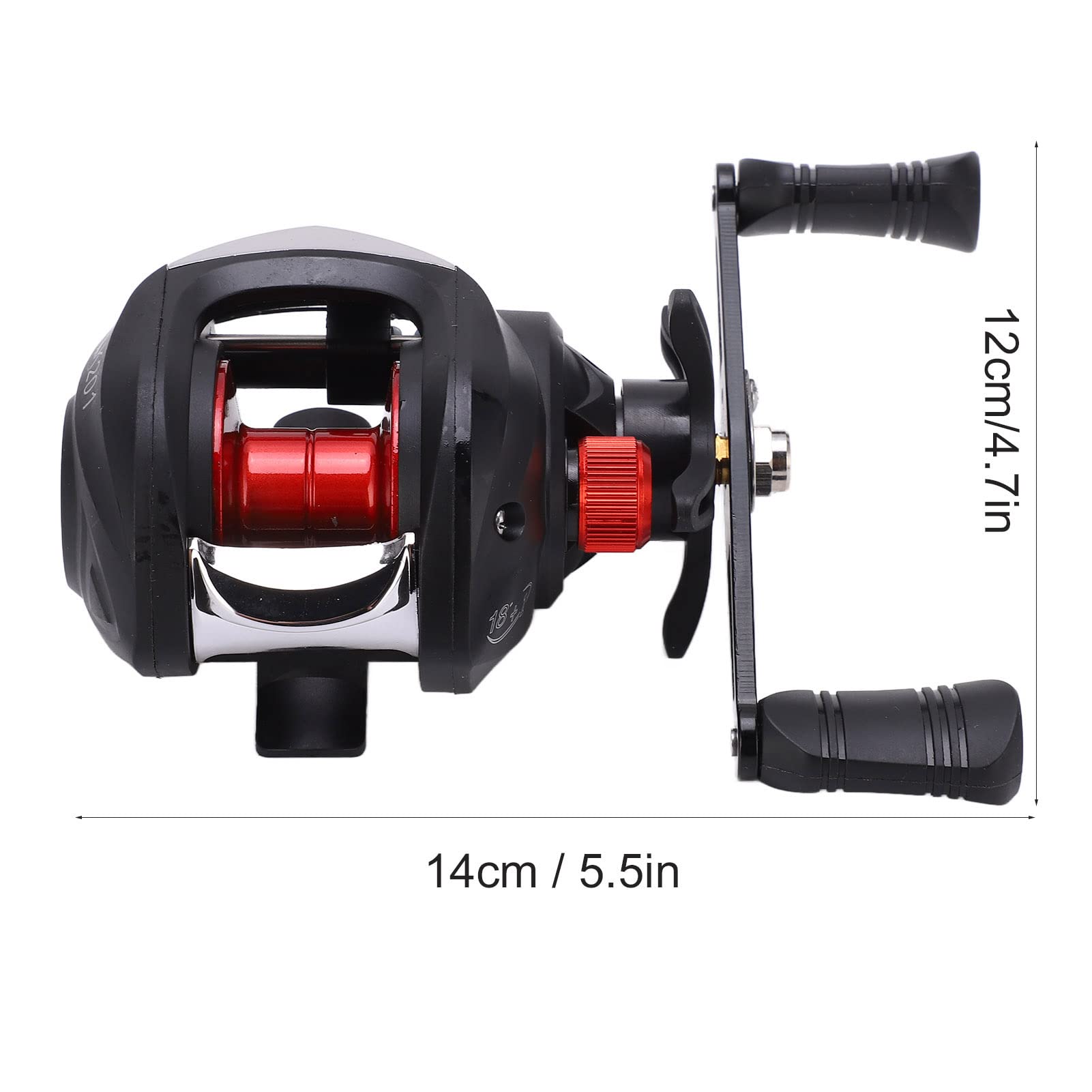 Mulinelli Per Bait Casting Mulinello Da Pesca Per Baitcasting, Mulinello Da Pesca Dal Design Compatto Da 7,65 Once, Sistema Di Frenatura Magnetica A 8 Livelli, 18 1BB, Rapporto Di Trasmissione 7.2: 1 Mulinelli Per Bait Casting Mulinello Da Pesca Per Baitcasting, Mulinello Da Pesca Dal Design Compatto Da 7,65 Once, Sistema Di Frenatura Magnetica A 8 Livelli, 18 1BB, Rapporto Di Trasmissione 7.2: 1