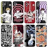 チェンソーマン スマホケース 人気キャラ マキマ ポチタ パワー 早川アキ 劇場版 映画 アニメ グッズ 携帯電話カバー TPU アイフォン用 コスプレ小物 周边 クリスマス ハロウィン 誕生日 プレゼント (02,iPhone11) [並行輸入品]