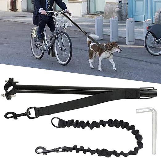 Amazon 犬の自転車の鎖 自転車の中型大型ペットの鎖 ハンズフリーの安全自転車犬の鎖は屋外の運動に適合 犬のの必需品 Flameer リード 通販
