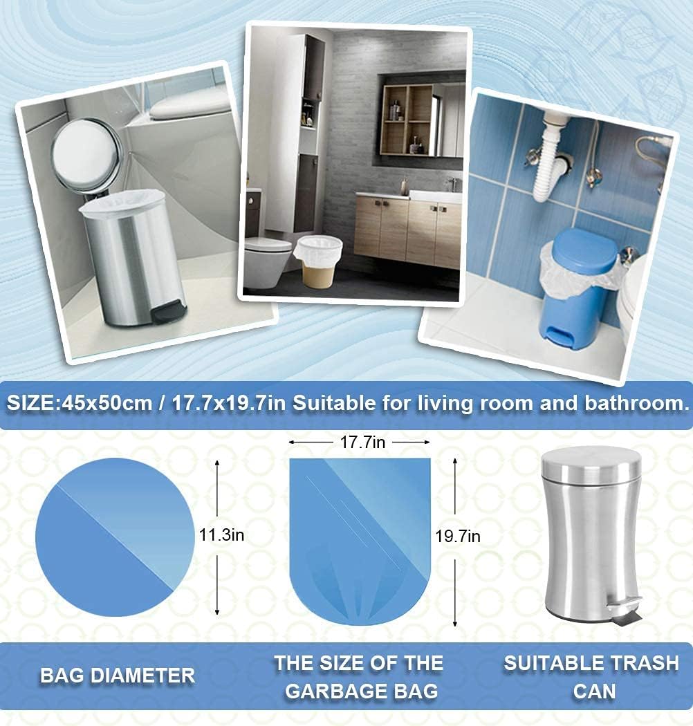 🔥 Cаѕhbасk uр tо 70% XUXRUS Bathroom Small Trash Bags 3 Gallon Garbage Bags for Home Office,Bathroom,120 Count,White ,Fits 2-3 Gallon Bins