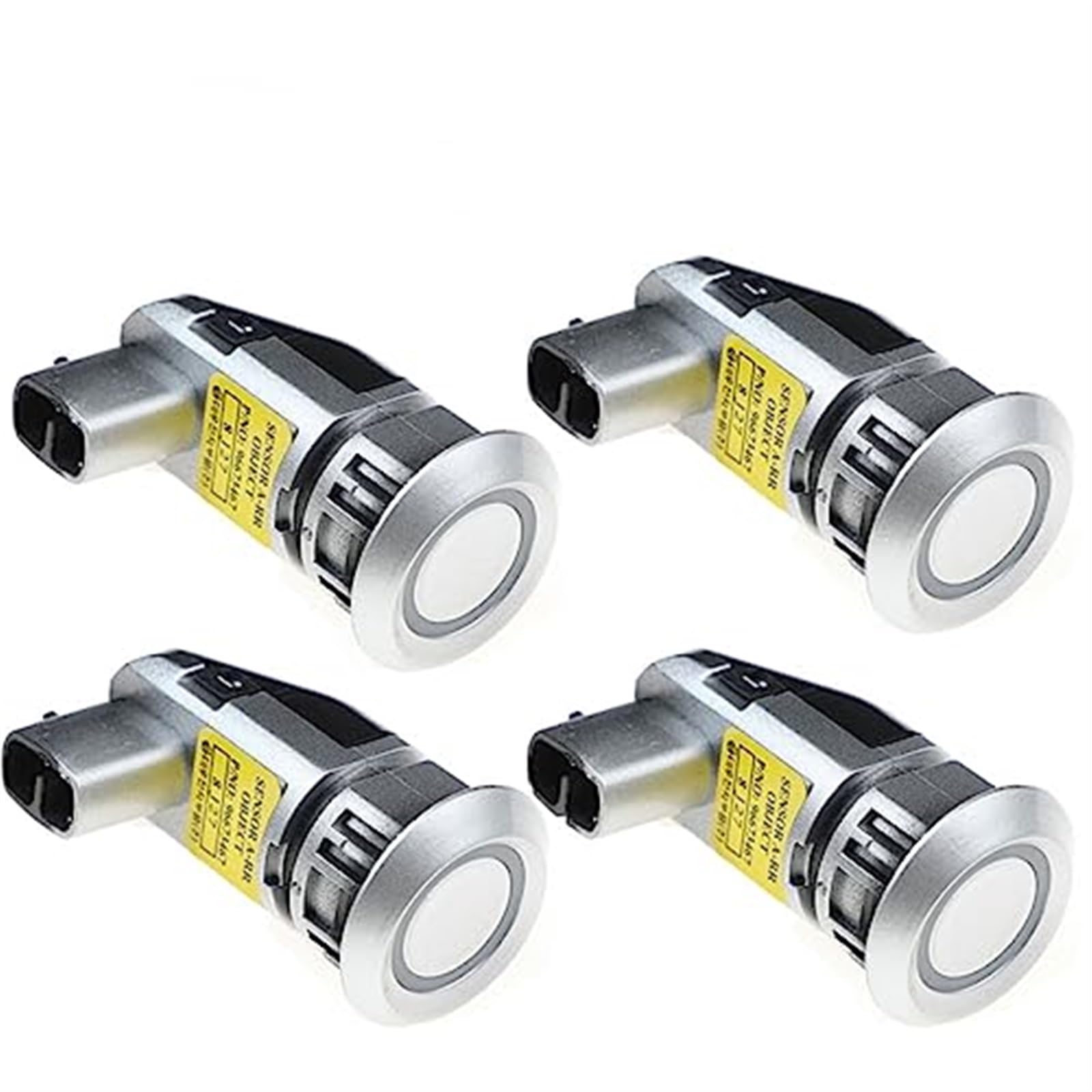 4 sensores de estacionamiento 96673471 96673467 for Chevrolet, Sensor ultrasónico de Asistencia de estacionamiento Captiva Sensor de Asistencia de estacionamiento PDC(Silver)