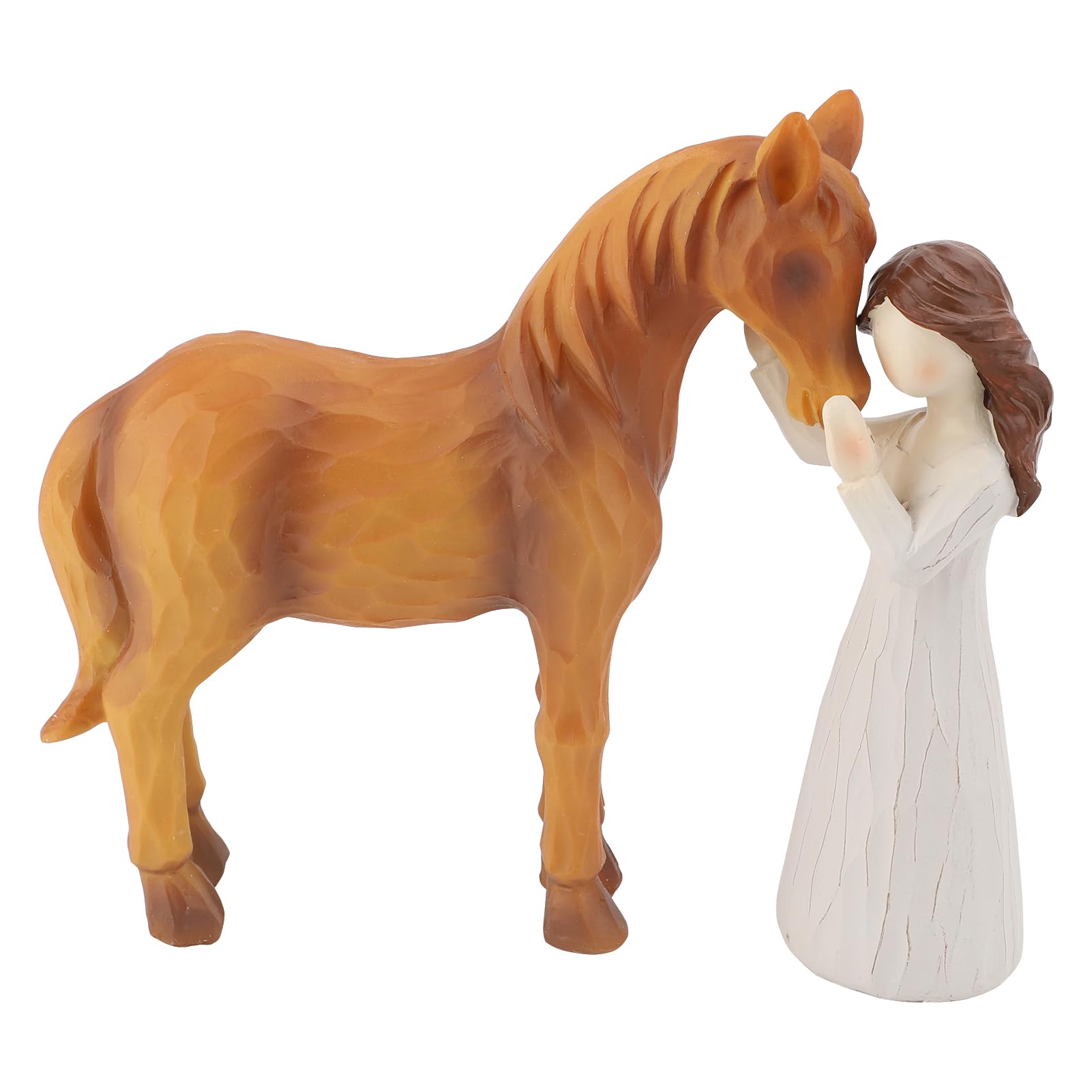 Figurine de cheval Gugxiom en résine pour sublimer une table de chevet