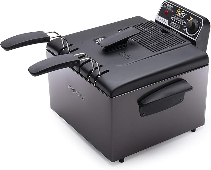 PRESTO 05489 Pro Deep Fryer Blk Stainless
