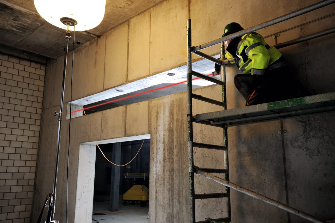 Hilti 2062050 PD-E Miernik lasera odległości (do 200 m, ze zintegrowanym wizją, dla unikalnego i ciągłego pomiaru z cyfrowym poziomem pęcherzyka i ekranu zewnętrznego, pomiary pamięci 30.