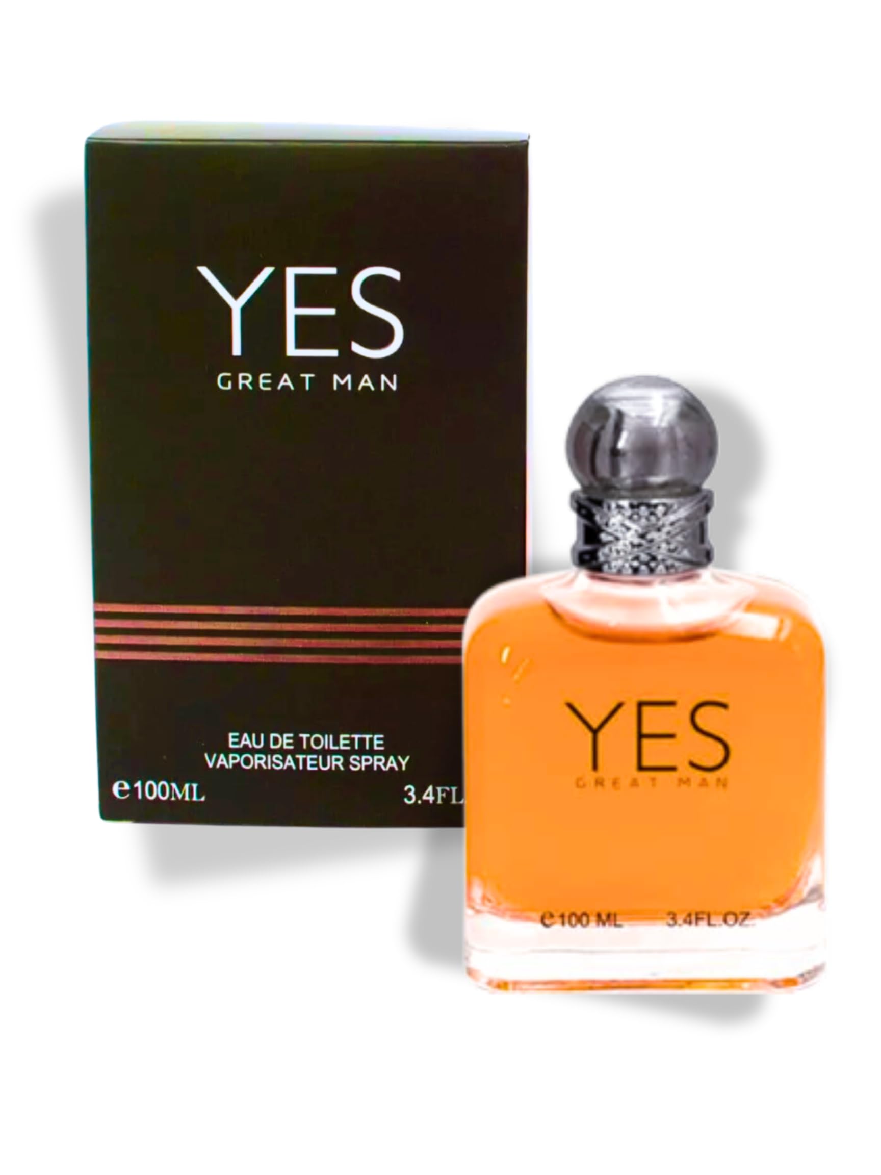 Yes Great Man EAU DE TOILETTE 3.4 Fl. Oz. Aromatic Fougere fragrance for men.