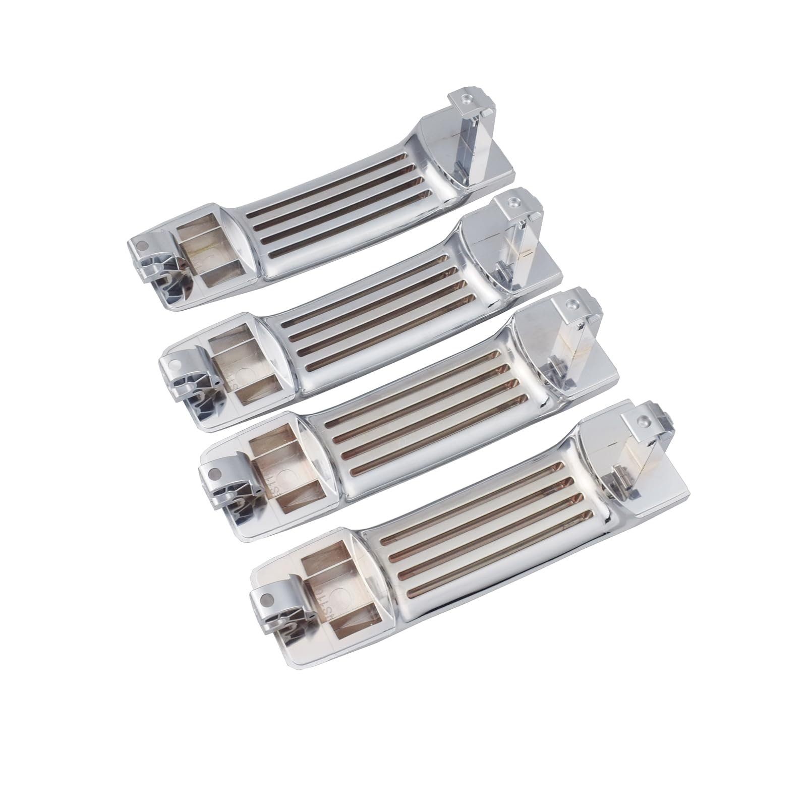 Amazon.com: 4Pcs Outer Exterior Door Handle Chrome Front Rear Left