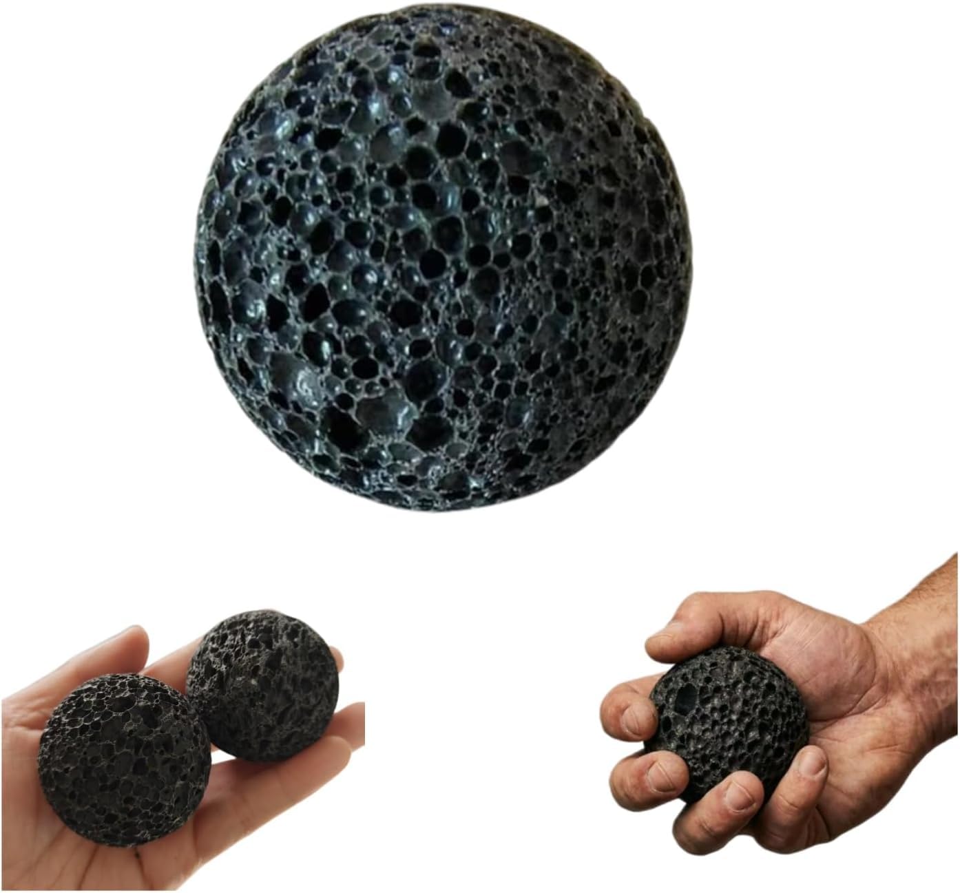 1Pcs Callus Ball, Moon Grip Skin Conditioning Grip Trainer, Stress Ball for Hand Exercise, Anti-Sweat Textured Hand Trainer for Climbing Gym Grip Strengthening-image-21
