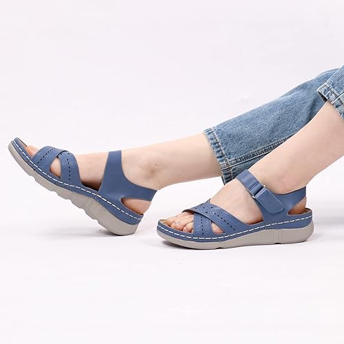 Miniatura 7 de Ortho+rest Sandalias ortopédicas para mujer, con soporte de arco, cómodas sandalias ortopédicas para caminar