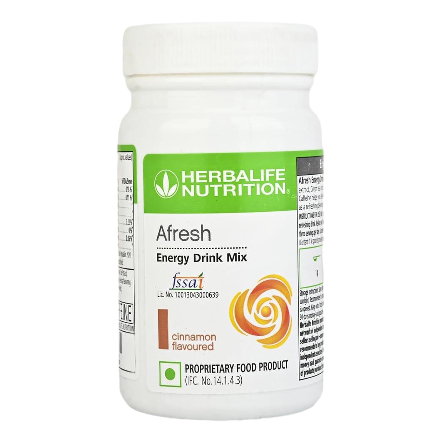 HERBALIFE Afresh Energy Drink - Elaichi Flavor & Cinnamon Flavor For Weight Loss Energy Drink (50 g, Elaichi, Cinnamon Flavored)