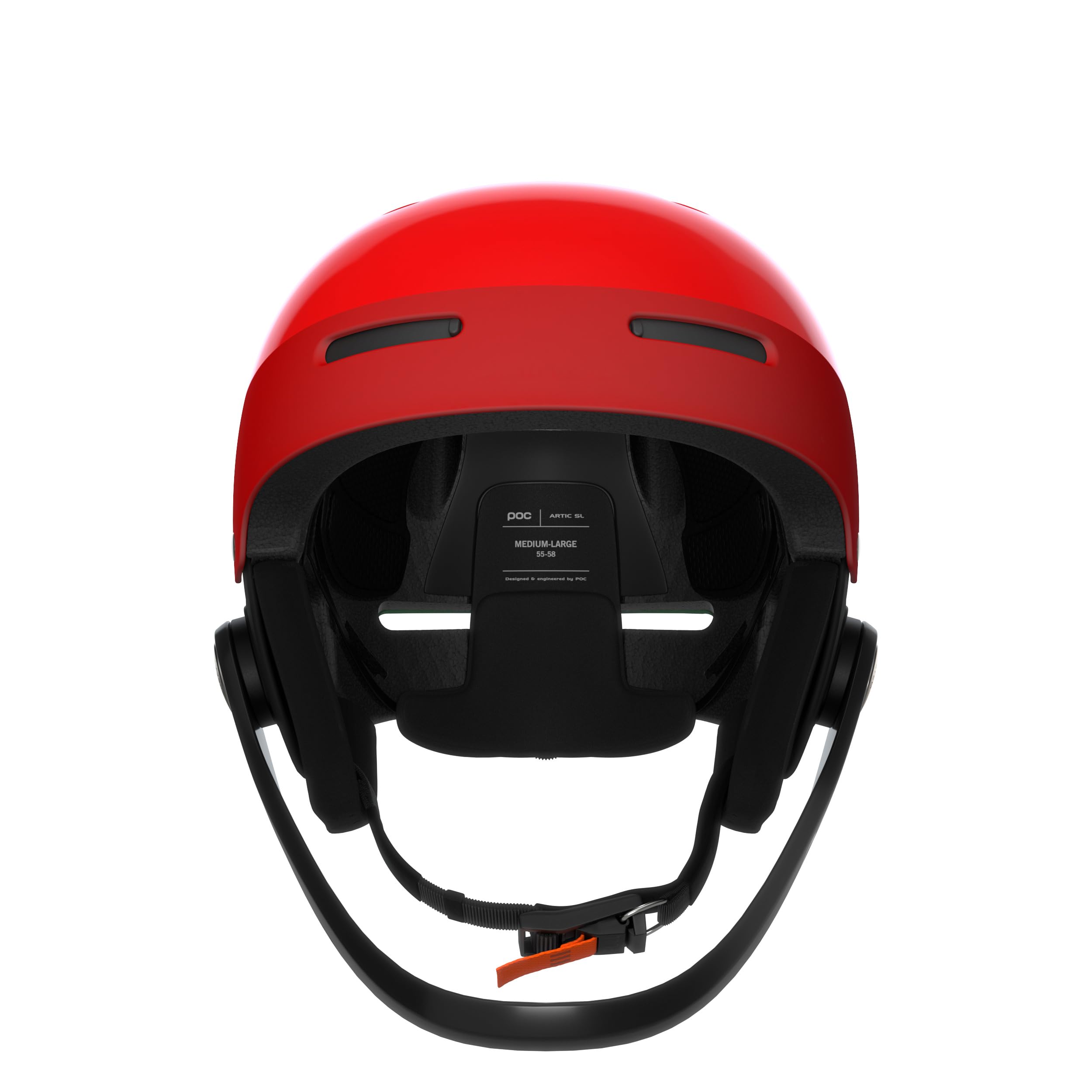 POC Artic SL MIPS – kask narciarski z dodatkowymi strefami ochronnymi oraz w pełni regulowanym i zdejmowanym drążkiem podbródka, idealny do wyścigów slalomowych z ochroną MIPS