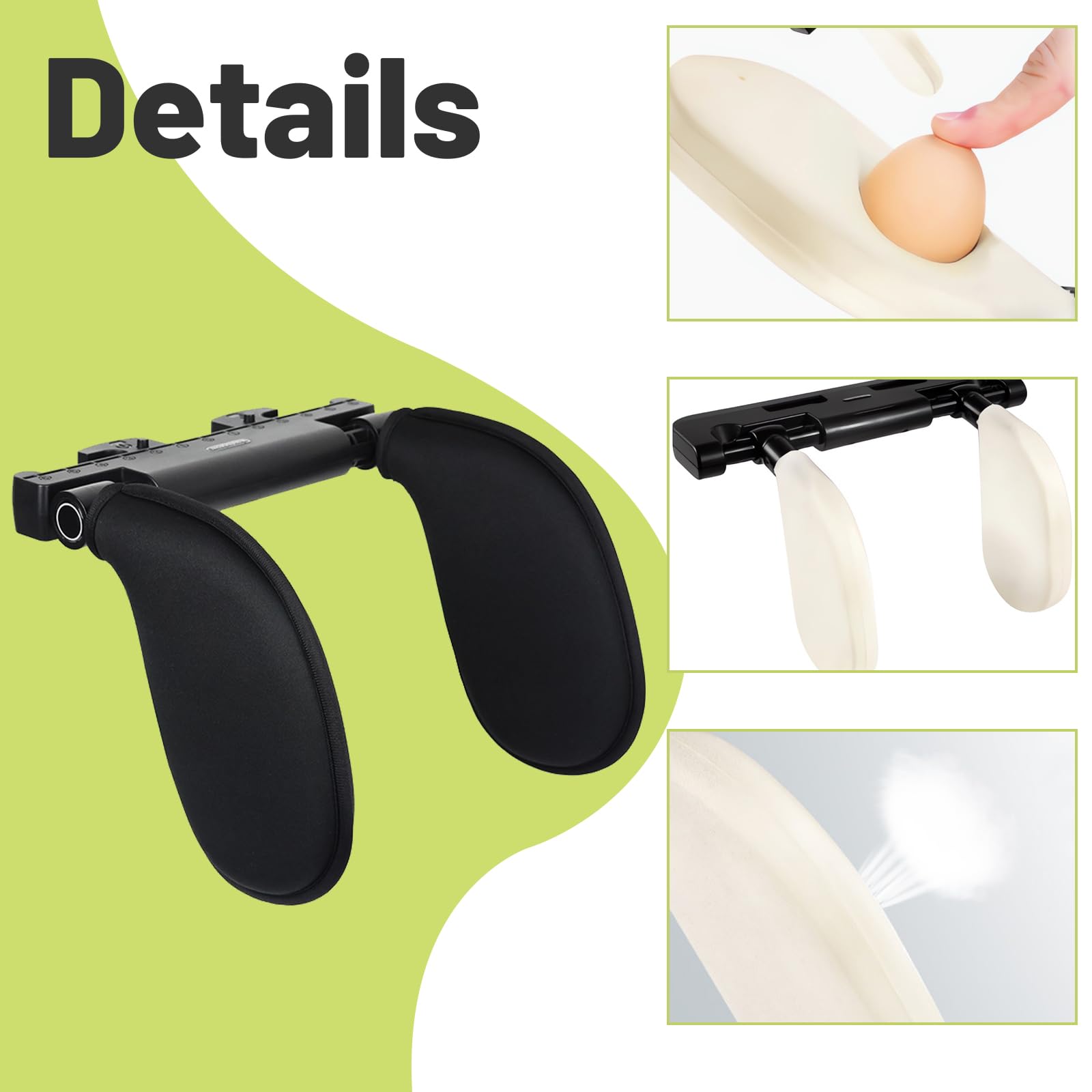 Appui-tête réglable pour Auto, Enfants & Adultes | Mousse à mémoire haute qualité, réglable et ergonomique – le soutien idéal pour les longs trajets en voiture.