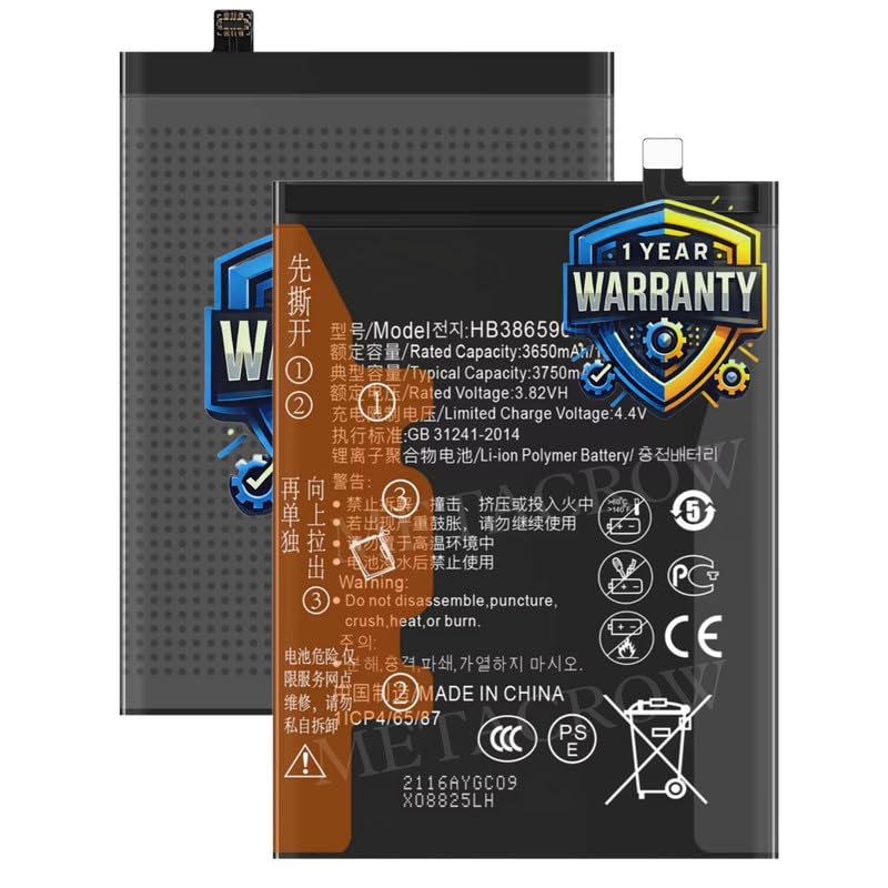 Image of Original HB386589ECW | HB386590ECW Battery Compatible for Huawei P10 Plus | Mate 20 Lite - (3750mAh) - 1 Year Warranty JK1