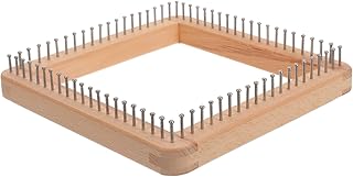 Uonlytech Máquina De Tejer De Hilo De Madera Con Telar De Regazo Telar De Mantas Tejido A Mano Extra Materiales De Bricolaje Herramienta De Tejido Máquina De Tejer Kit De
