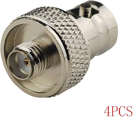 Bomcomi 1/2/4/6 PC SMA Hembra a BNC Hembra Convierte reemplazo para el Adaptador de Baofeng UV-5R FD-880 Radio de Dos v?as Bomcomi 1/2/4/6 PC SMA Hembra a BNC Hembra Convierte reemplazo para el Adaptador de Baofeng UV-5R FD-880 Radio de Dos v?as